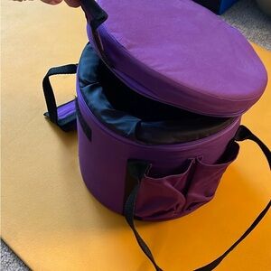 Crystal Singing Bowl Travel Case, like new, foam inserts and handles.